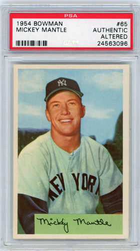 1954 bowman mickey mantle - 1954,